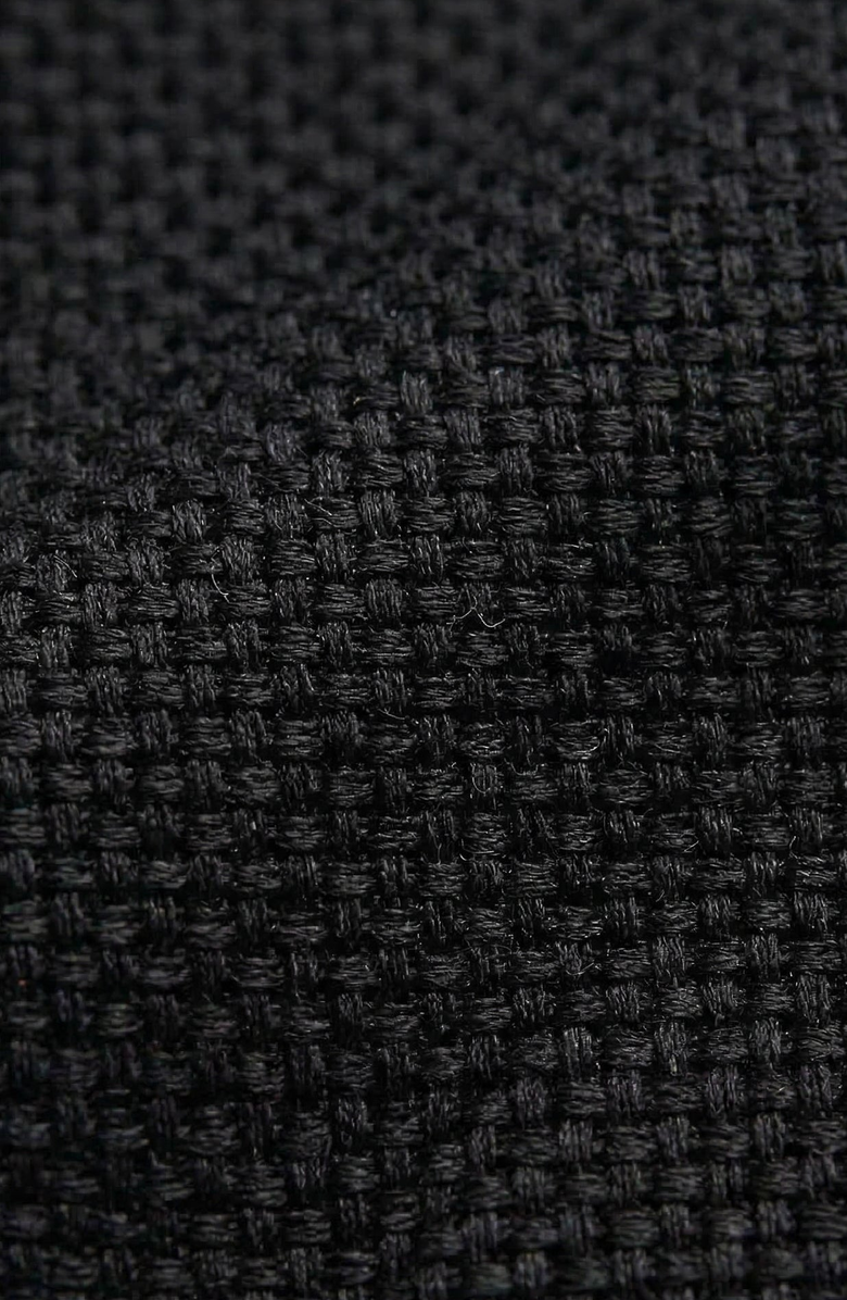 Modenaire Textured Round Neck Peplum Blazer, Alternate, color, Black