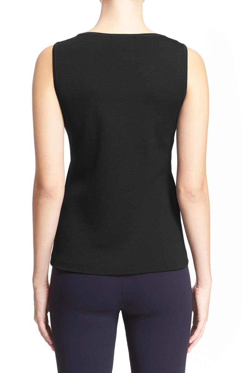 St. John Collection Milano Knit Tank, Alternate, color,