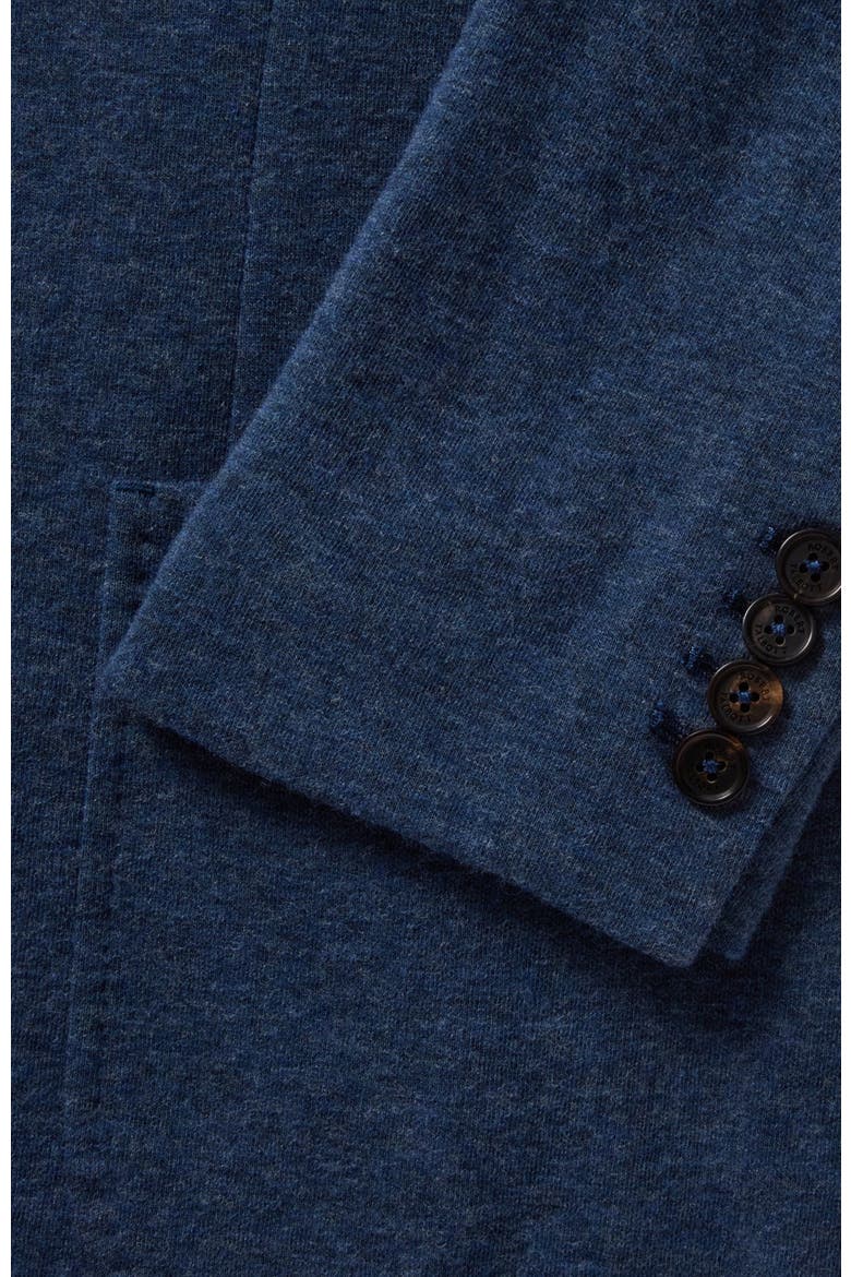 Wright Double Face Knit Blazer, Alternate, color, Light Blue/Navy