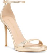 Stuart Weitzman Nudist Platform Sandal