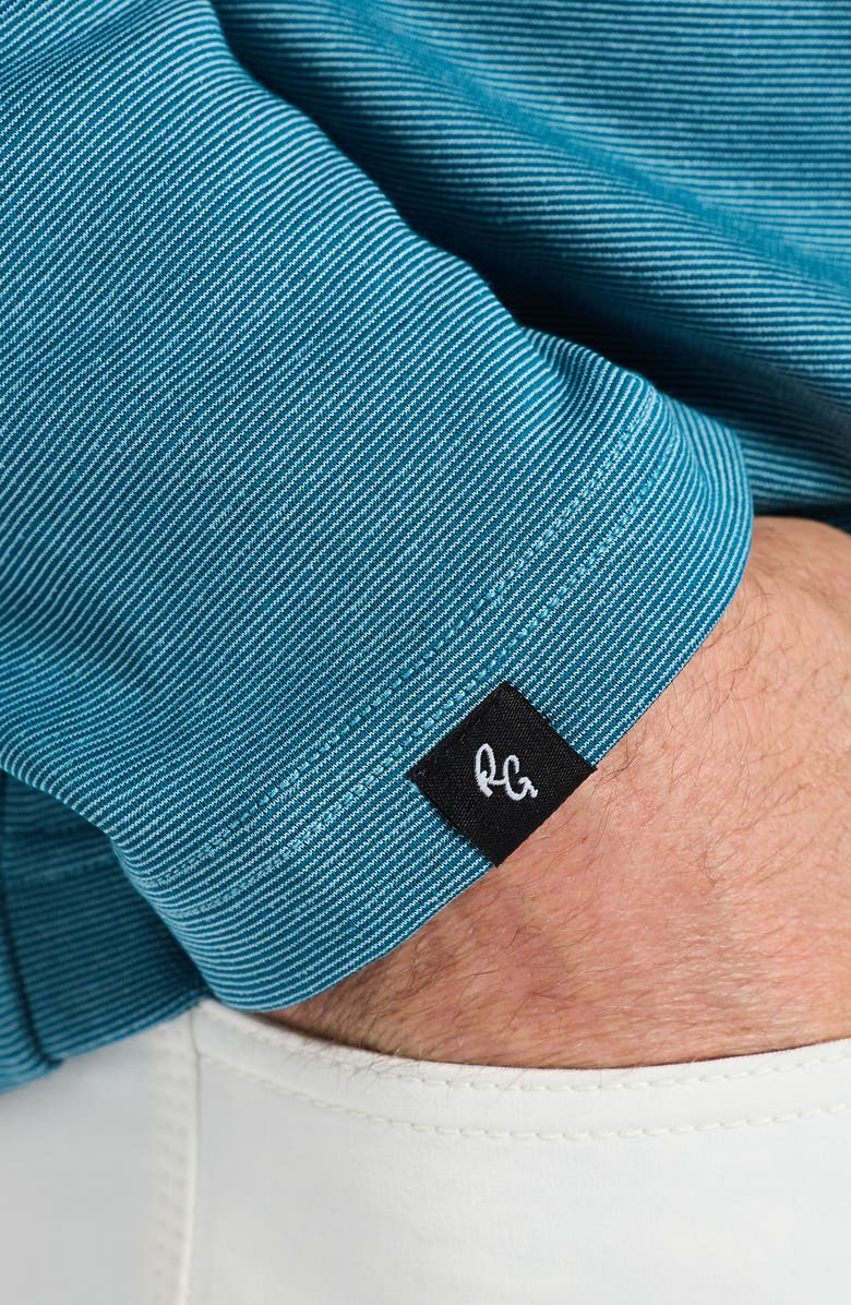 Robert Graham Troland Quarter Zip Top, Alternate, color, Blue Coral