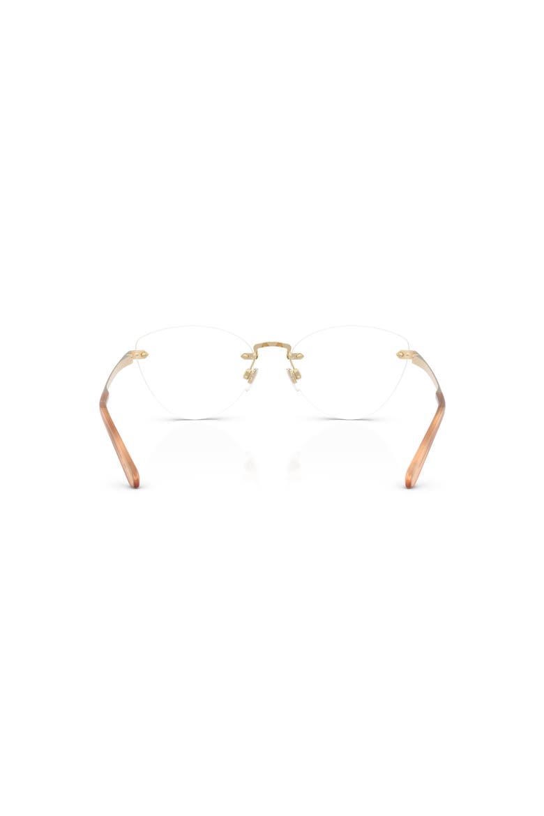 54mm Cat Eye optical glasses, Alternate, color, Gold