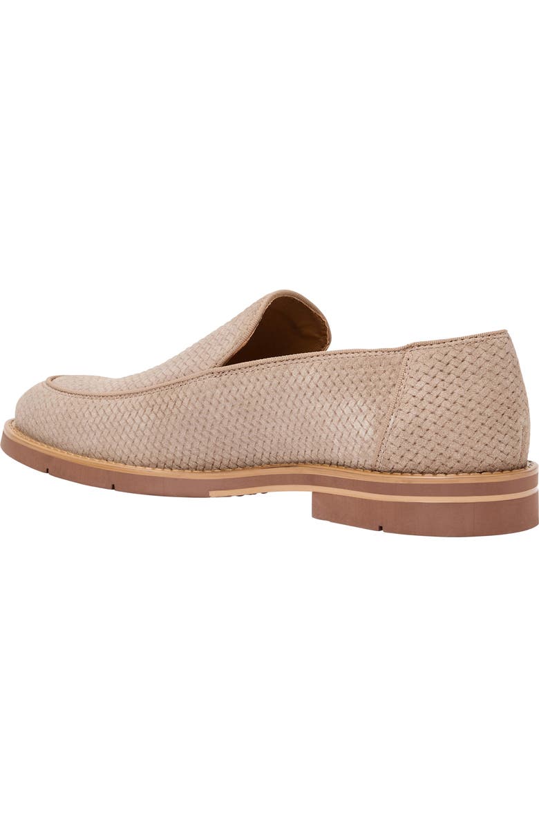 André Assous Kenny Loafer, Alternate, color, Taupe Suede Woven