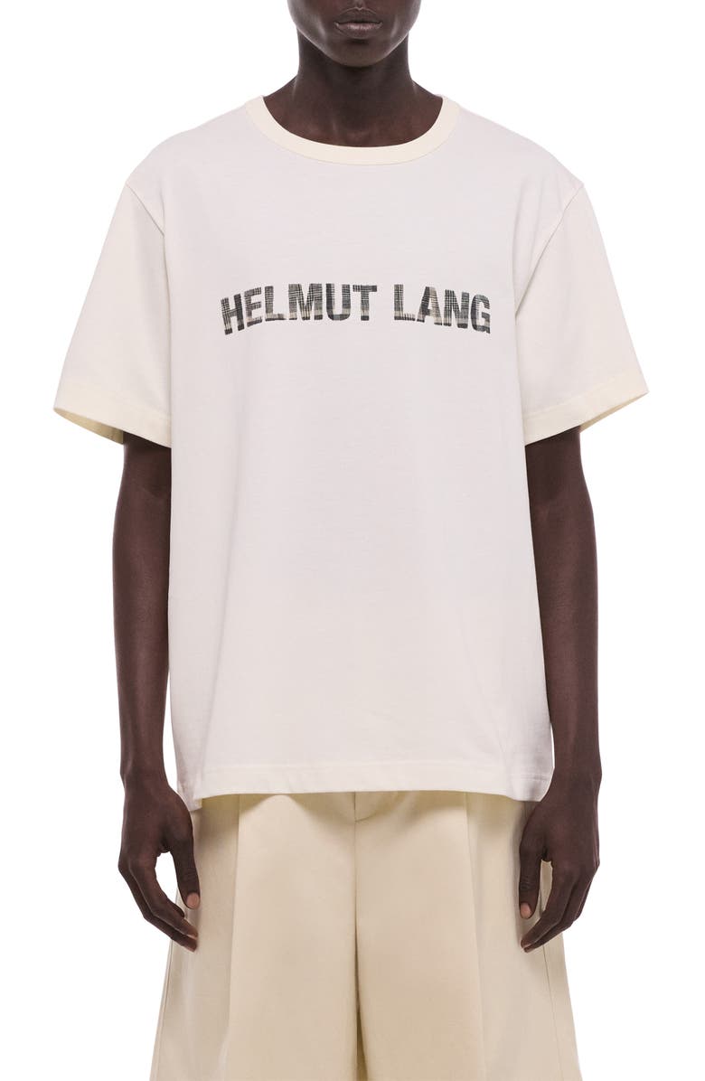 Helmut Lang Check Logo Graphic T-Shirt, Main, color, 