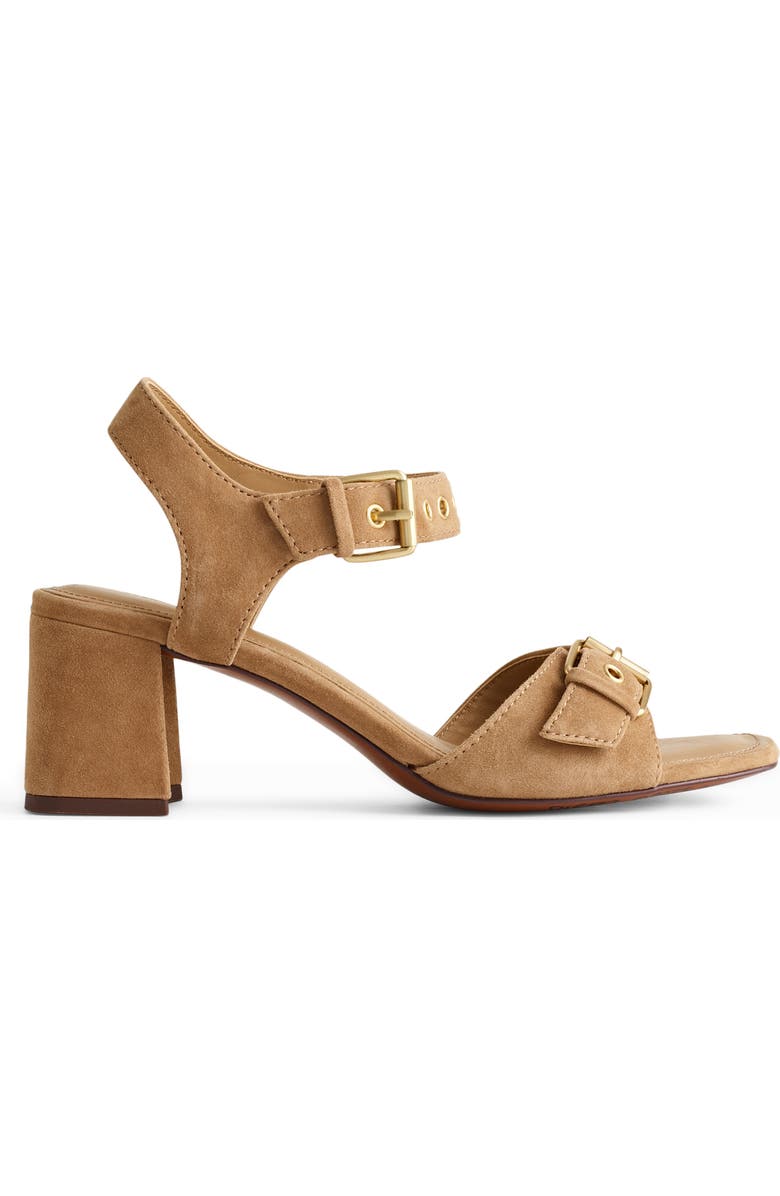 Madewell The Neeka Ankle Strap Sandal, Main, color, Tawny Khaki