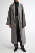 TOTEME Wool Blend Rib Cardigan Coat