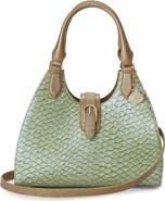 Brahmin Adrian Embossed Leather Shoulder Bag