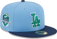New Era Men's New Era Light Blue/Navy Los Angeles Dodgers Green Undervisor 59FIFTY Fitted Hat