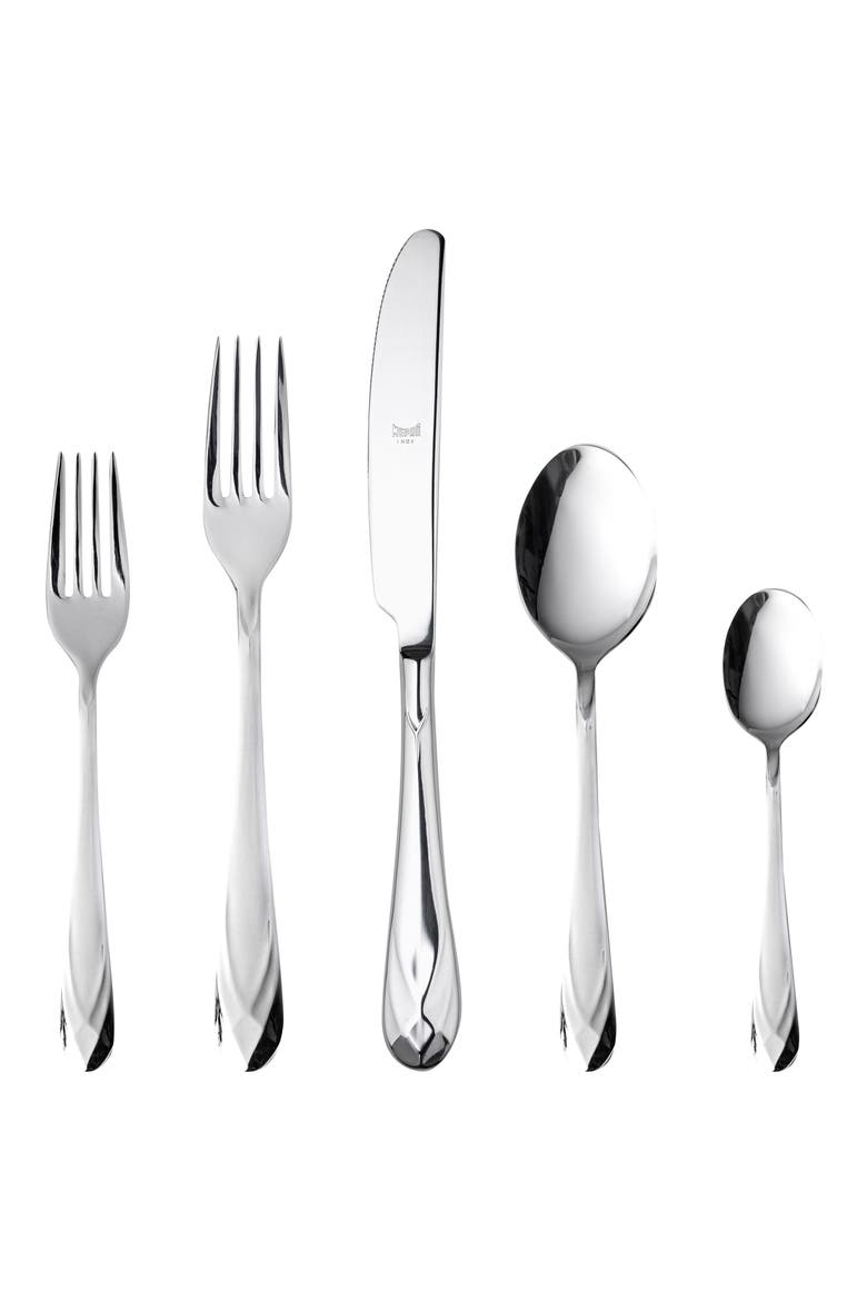 Diamante 5-Piece Place Setting, Main, color, STAINLESS SHINY