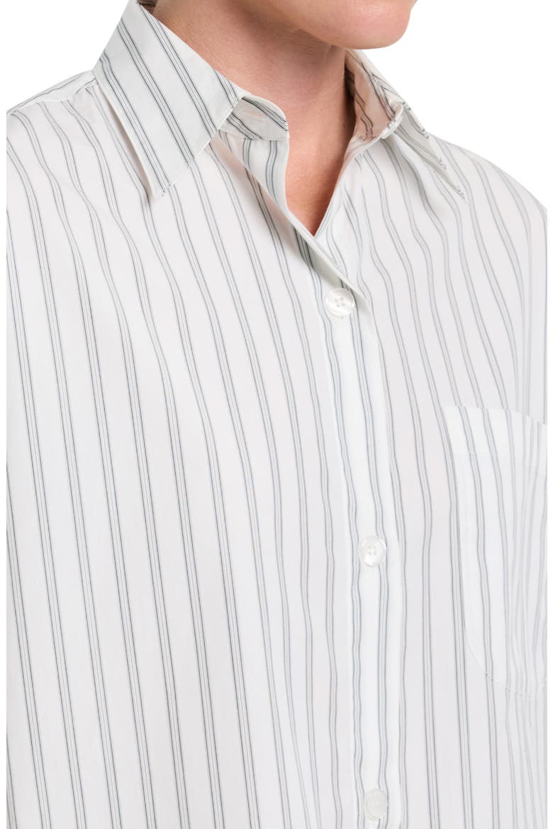 Next Ex Crop Shirt, Alternate, color, WHITE / GREEN