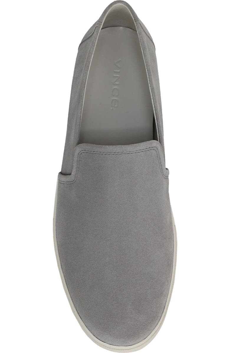 Vince Sean Suede Loafer Sneaker, Alternate, color, Smoke Grey