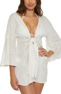 Becca Radiance V-Neck Long Sleeve Cover-Up Tunic