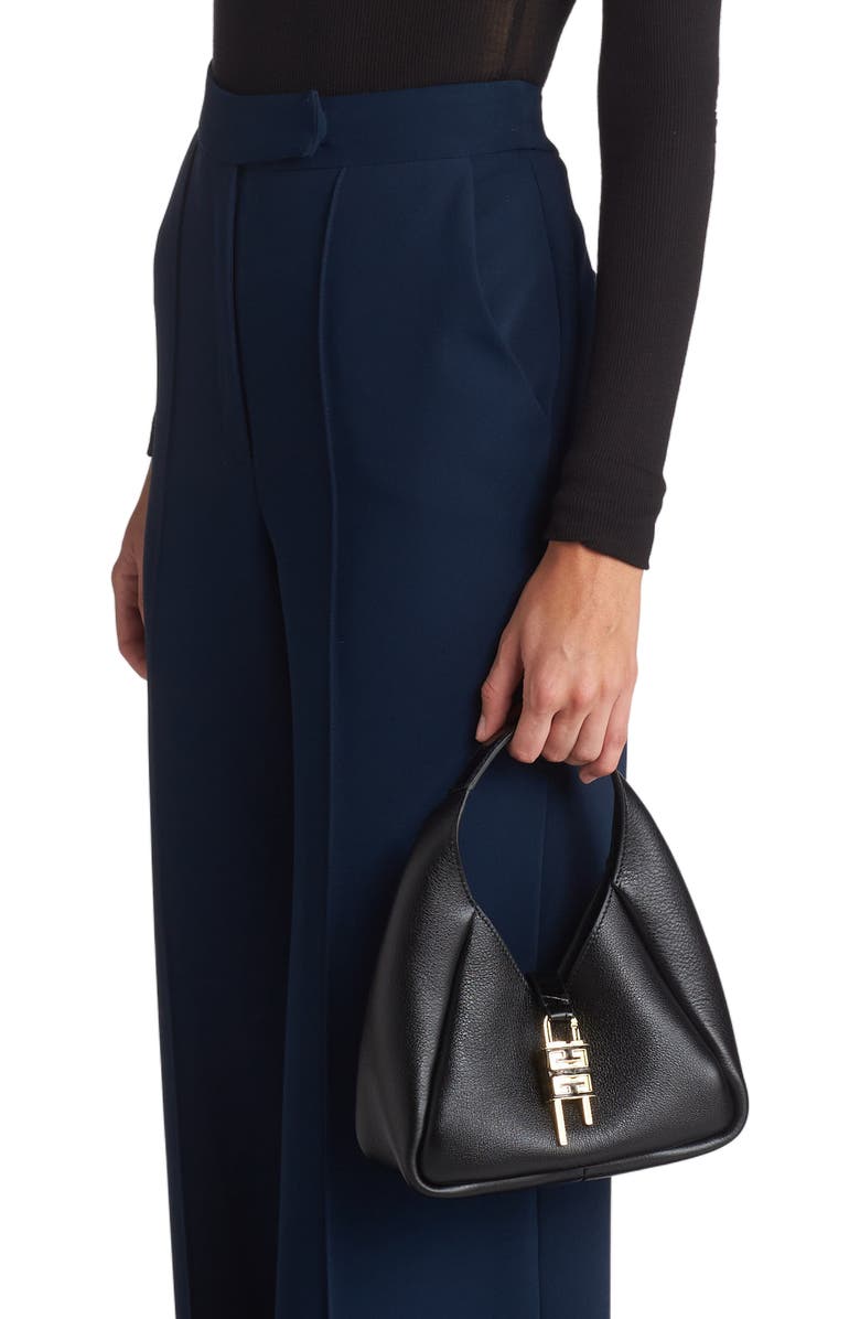 Givenchy Mini G-Lock Leather Hobo, Alternate, color,