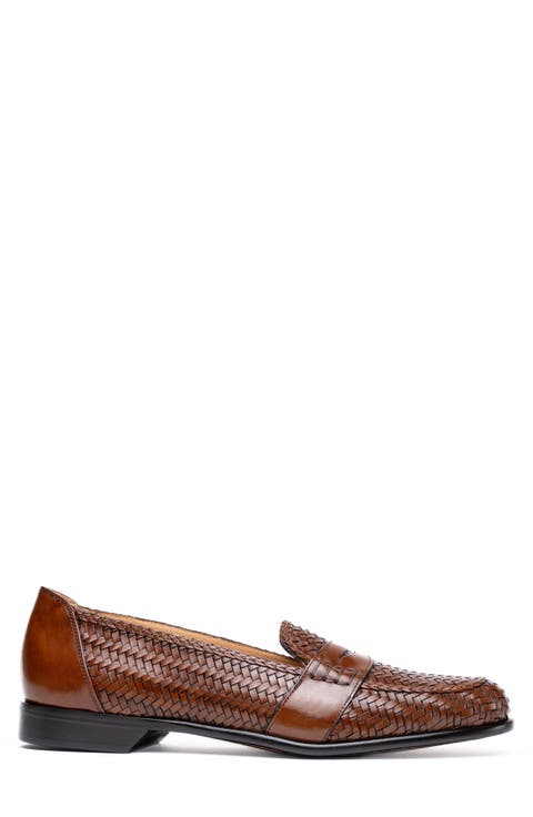 Nicola Woven Penny Loafer (Men)