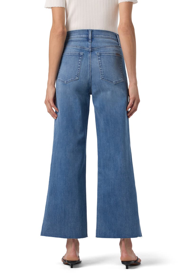 Raw Hem Ankle Wide Leg Jeans, Alternate, color, CYRENE