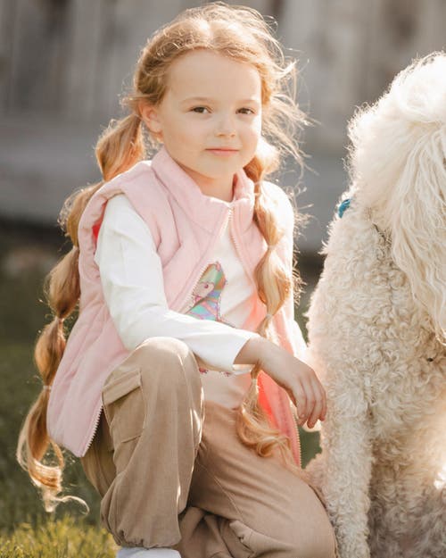 Deux Par Deux Corduroy Puffy Sleeveless Vest In Pink