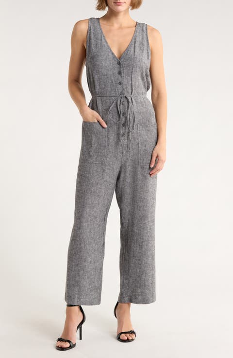 Linen Blend Jumpsuit