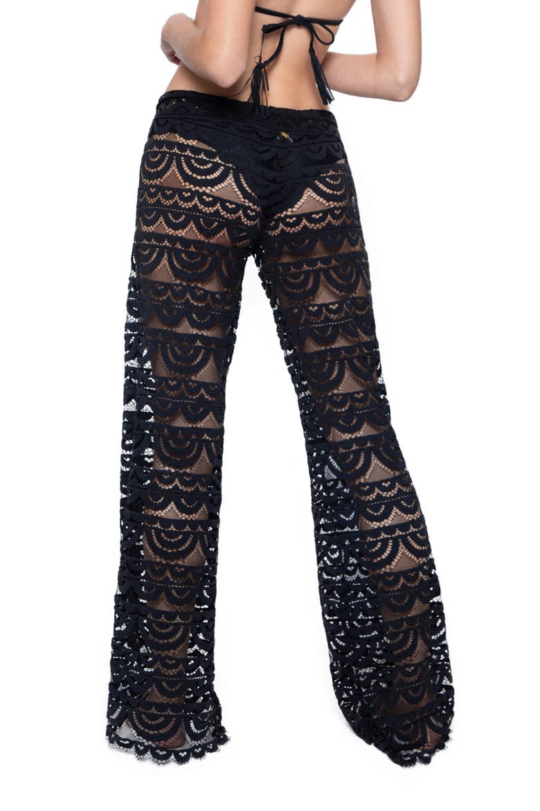 Malibu Lace Cover-Up Pants, Alternate, color, LACE DIVA