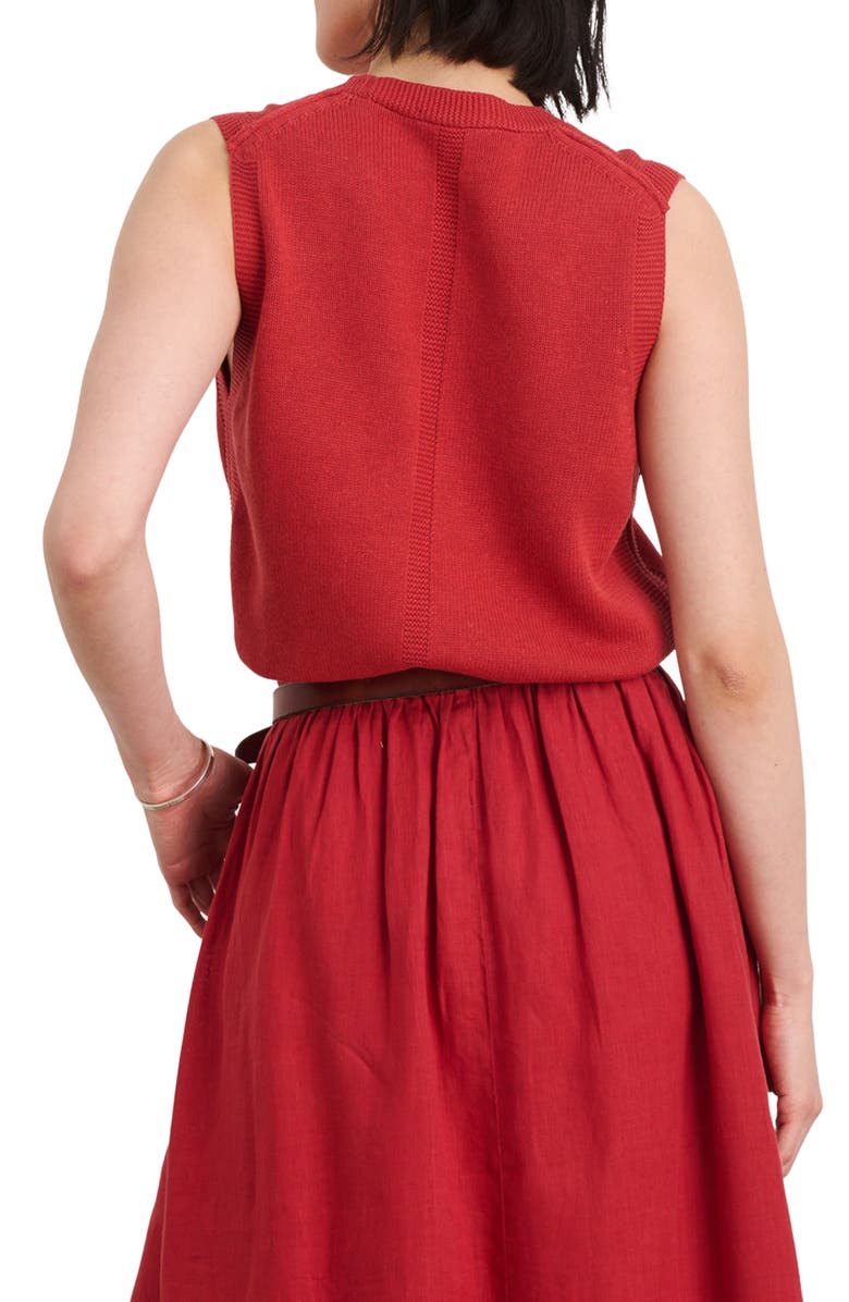 Alex Mill Becca Embroidered Vest, Alternate, color,