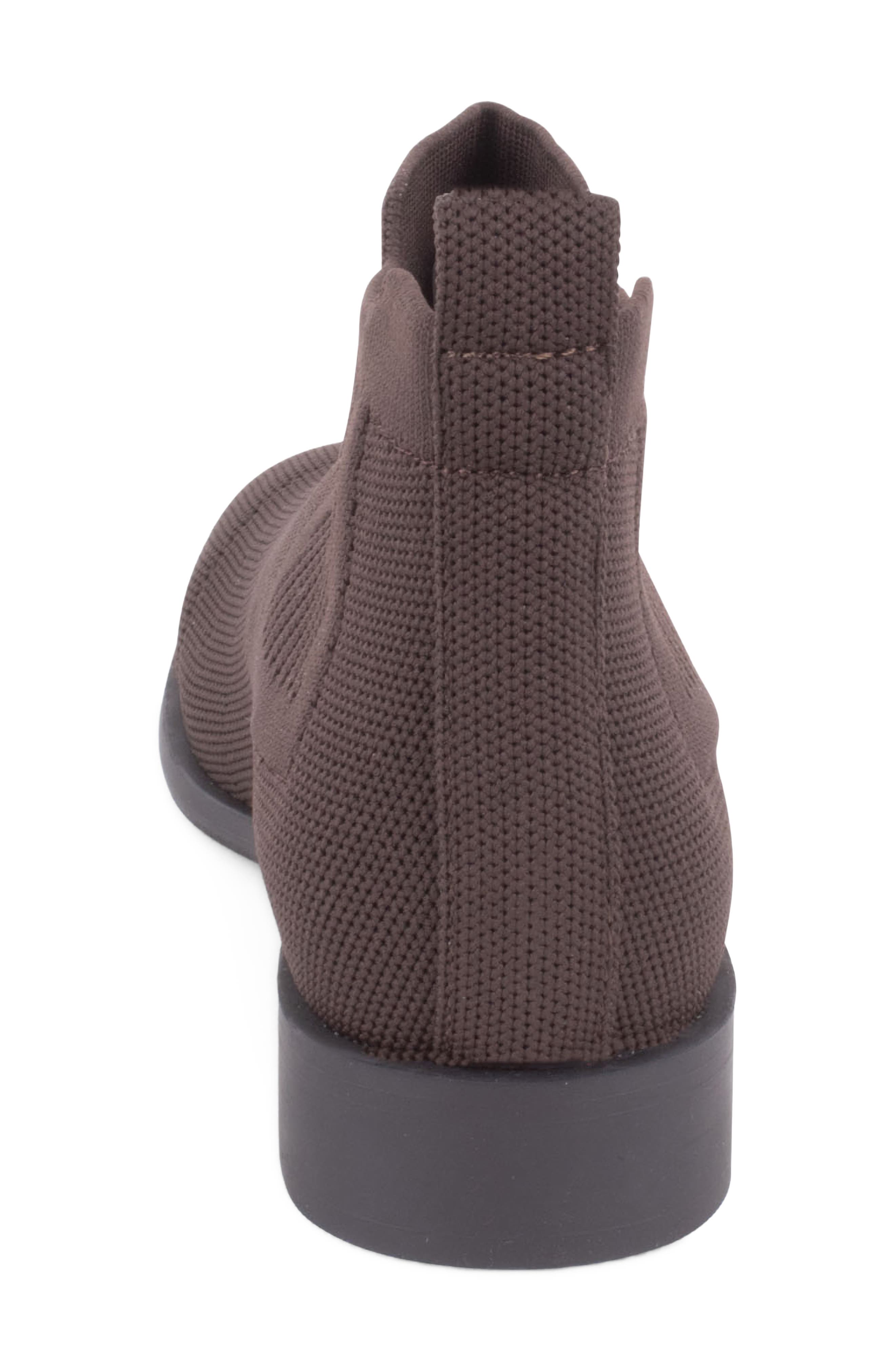 Roundabout Knit Bootie, Alternate, color, DARK BROWN
