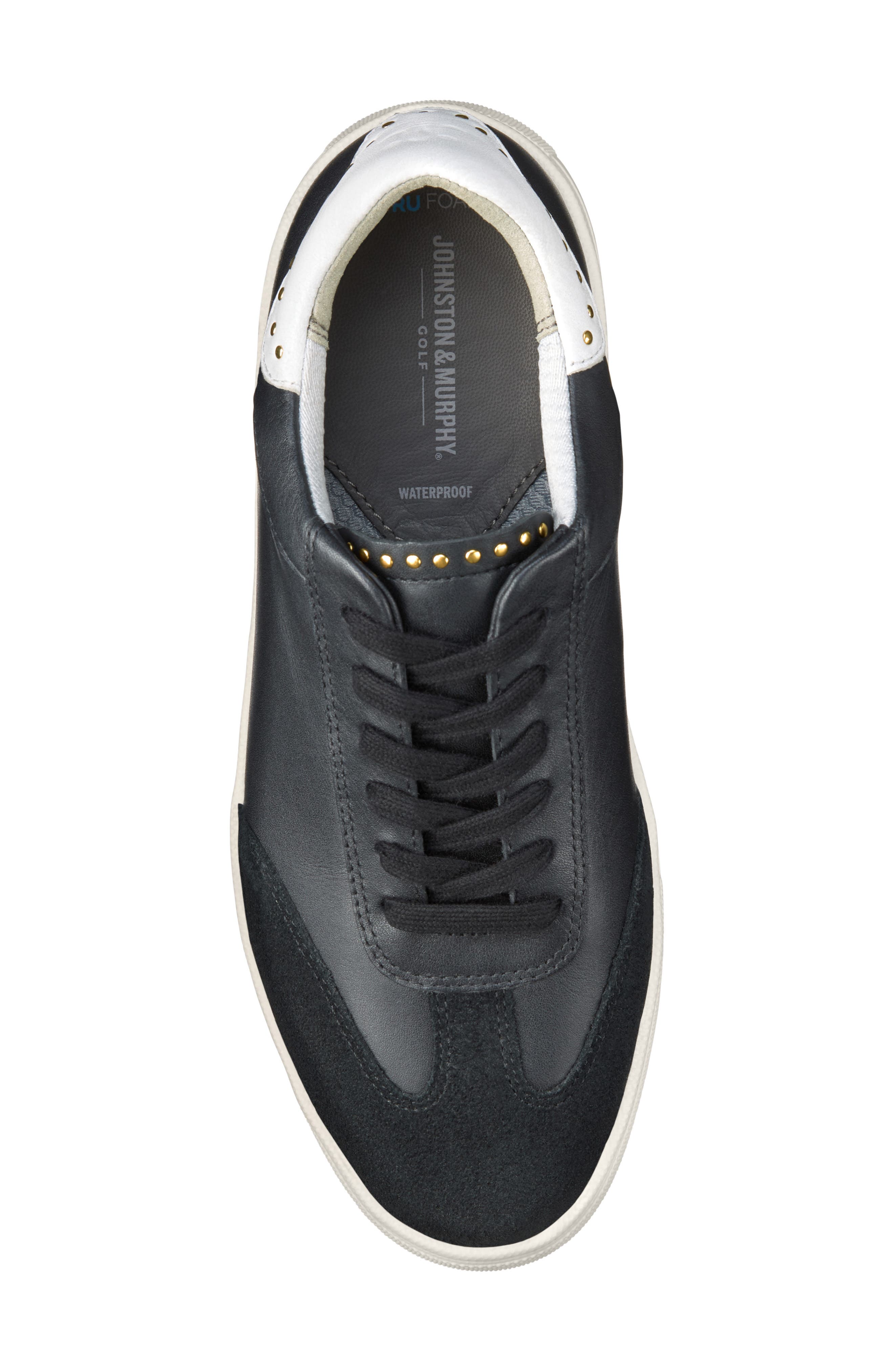 Johnston & Murphy Madison Waterproof Studded Hybrid Golf Shoe, Alternate, color, 