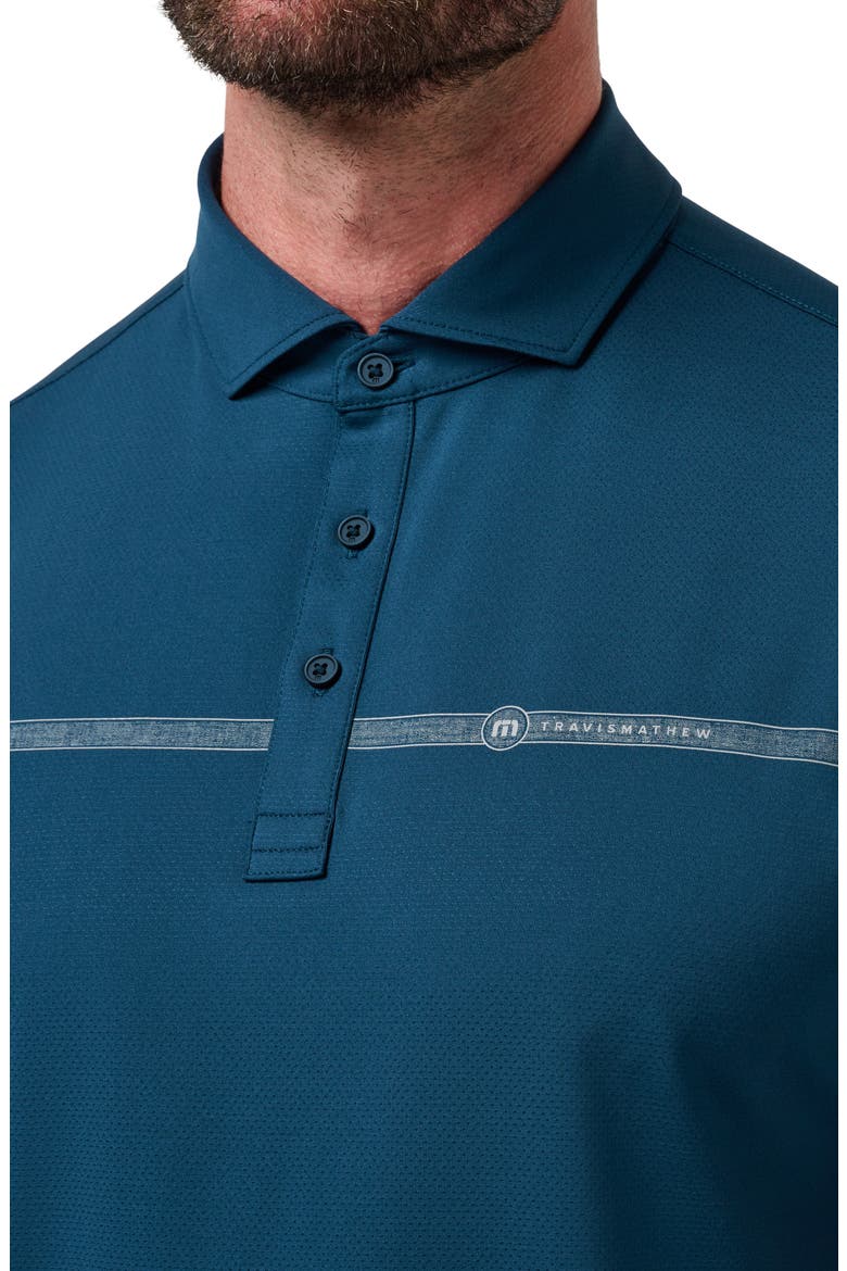 Heater Pro Chest Stripe Polo, Alternate, color, TITAN