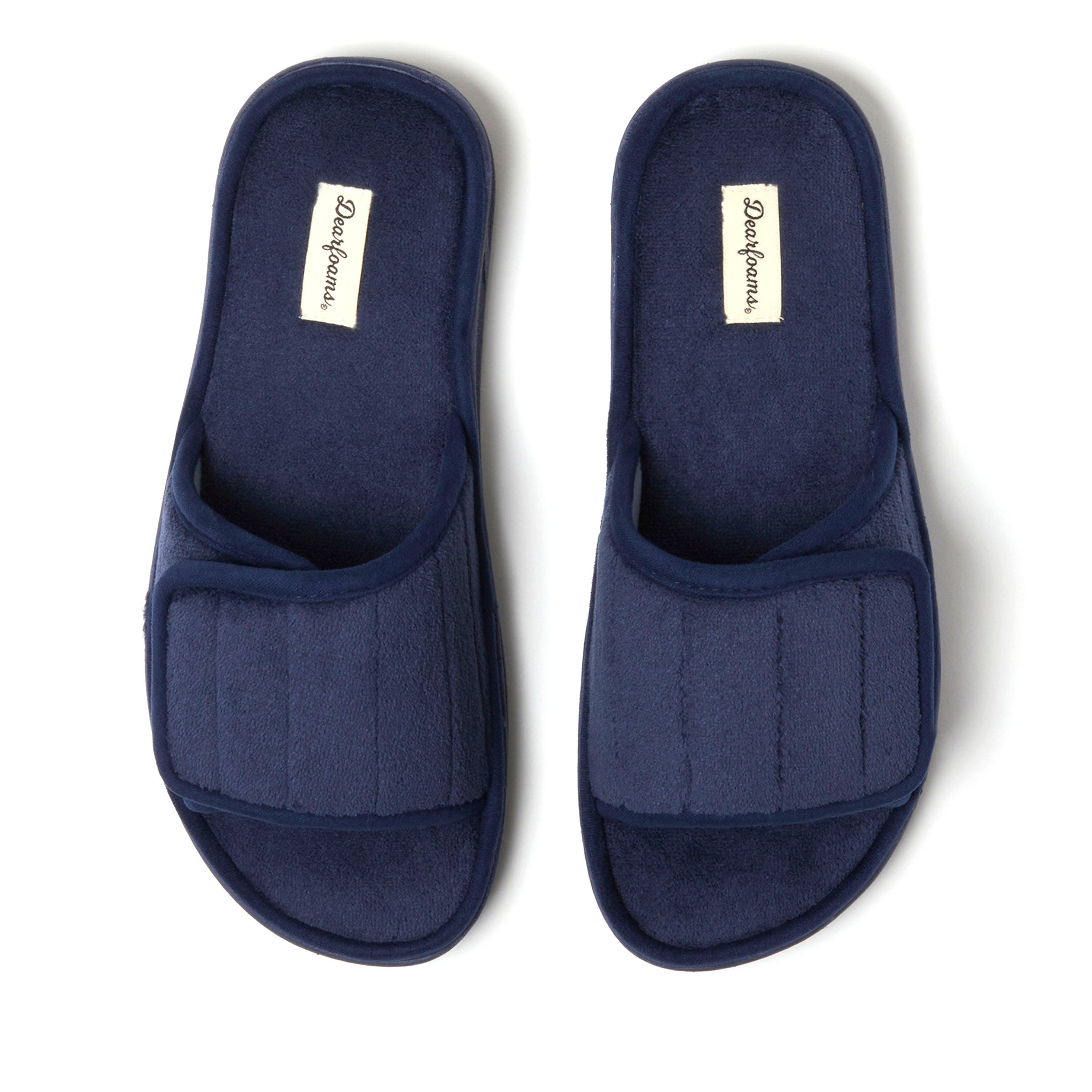 Collin Terry Adjustable Shower Slide Slipper, Alternate, color, Navy Blazer