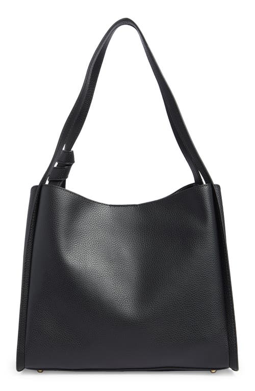 Nanette Lepore Ariana Triple Section Shoulder Bag In Black