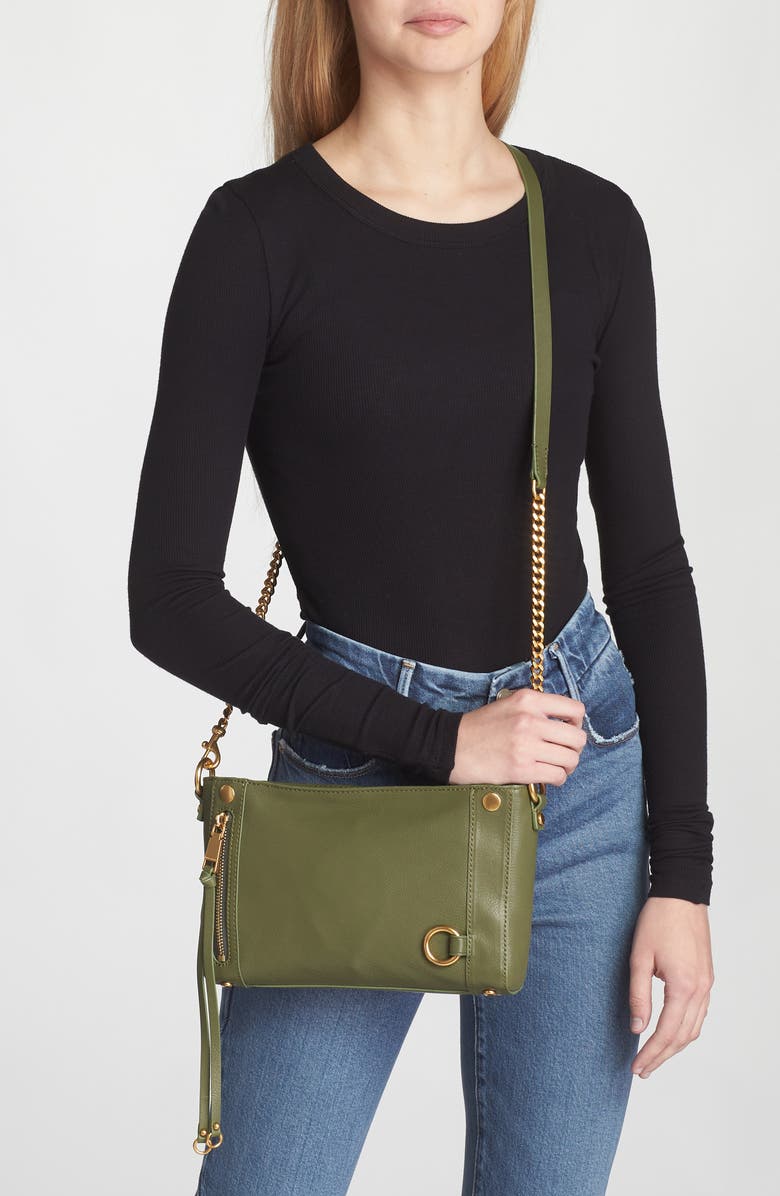 Rebecca Minkoff Mini Mab Leather Crossbody Bag, Alternate, color,