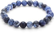 Brook and York Men's Sodalite Bead Bracelet