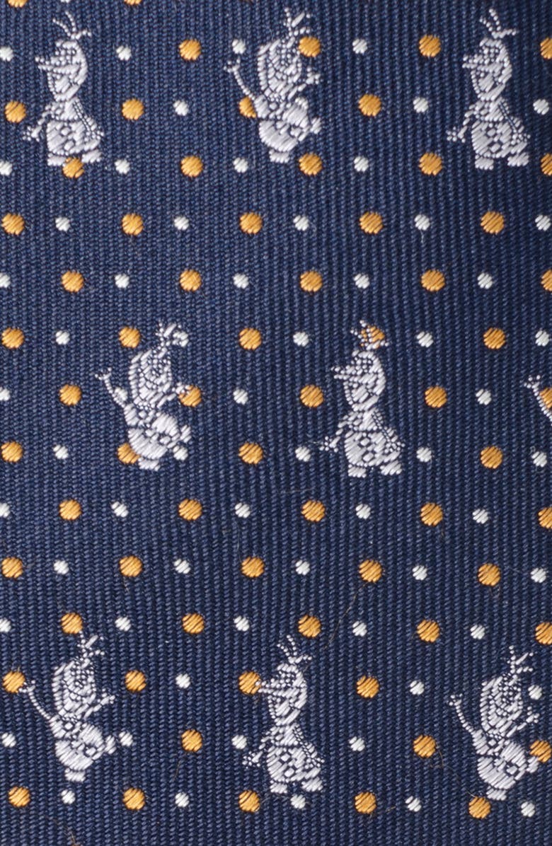 Cufflinks, Inc. x Disney Olaf Dot Silk Tie, Alternate, color,