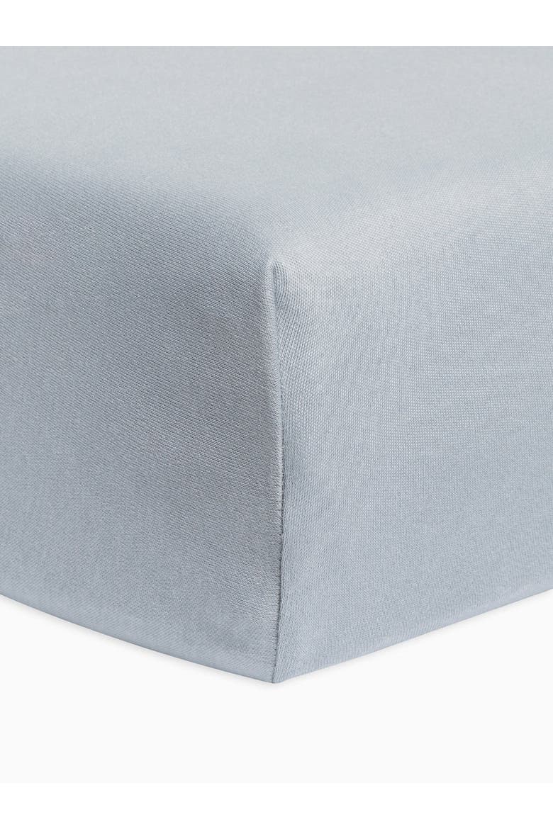 Organic Fitted Crib Sheet, Alternate, color, Mist