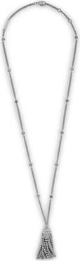 Rabanne Long Crystal Tassel Necklace