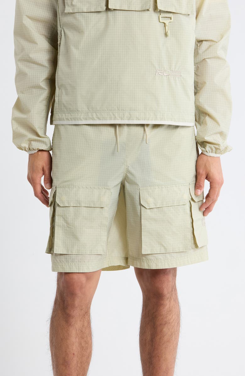 RC Outdoor Supply Tahoe Nylon Blend Drawstring Cargo Shorts, Main, color, Sulphur