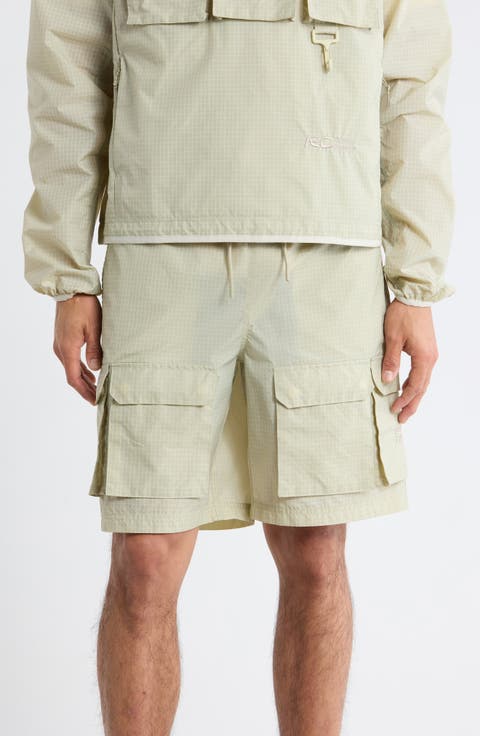 Tahoe Nylon Blend Drawstring Cargo Shorts
