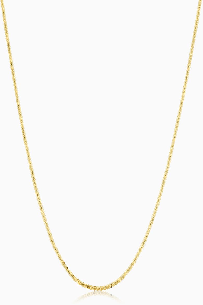 14K Gold Shimmer Adjustable Chain, Main, color, Yellow Gold