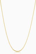 Oradina 14K Gold Shimmer Adjustable Chain
