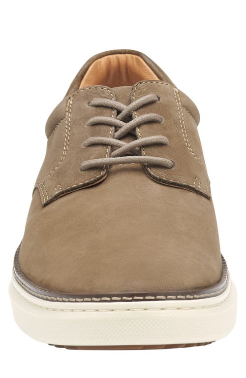 Johnston & Murphy Mcguffey 2 Plain Toe Derby In Taupe Tumbled Nubuck