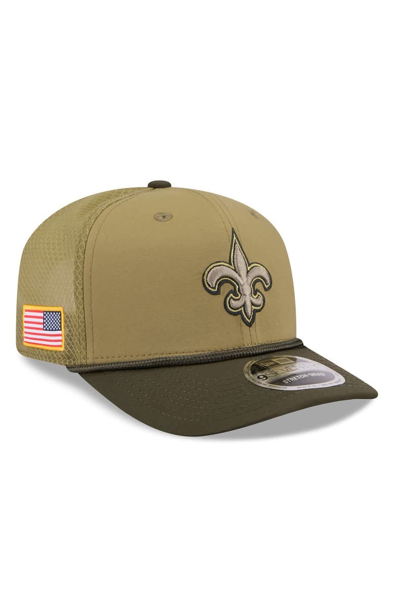 New Era Men's New Era  Green New Orleans Saints 2025 Salute to Service 9SEVENTY Adjustable Hat, Main, color, Green
