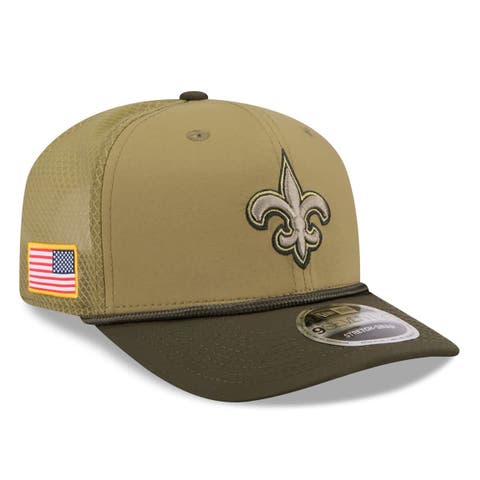Men
s New Era  Green New Orleans Saints 2025 Salute to Service 9SEVENTY Adjustable Hat