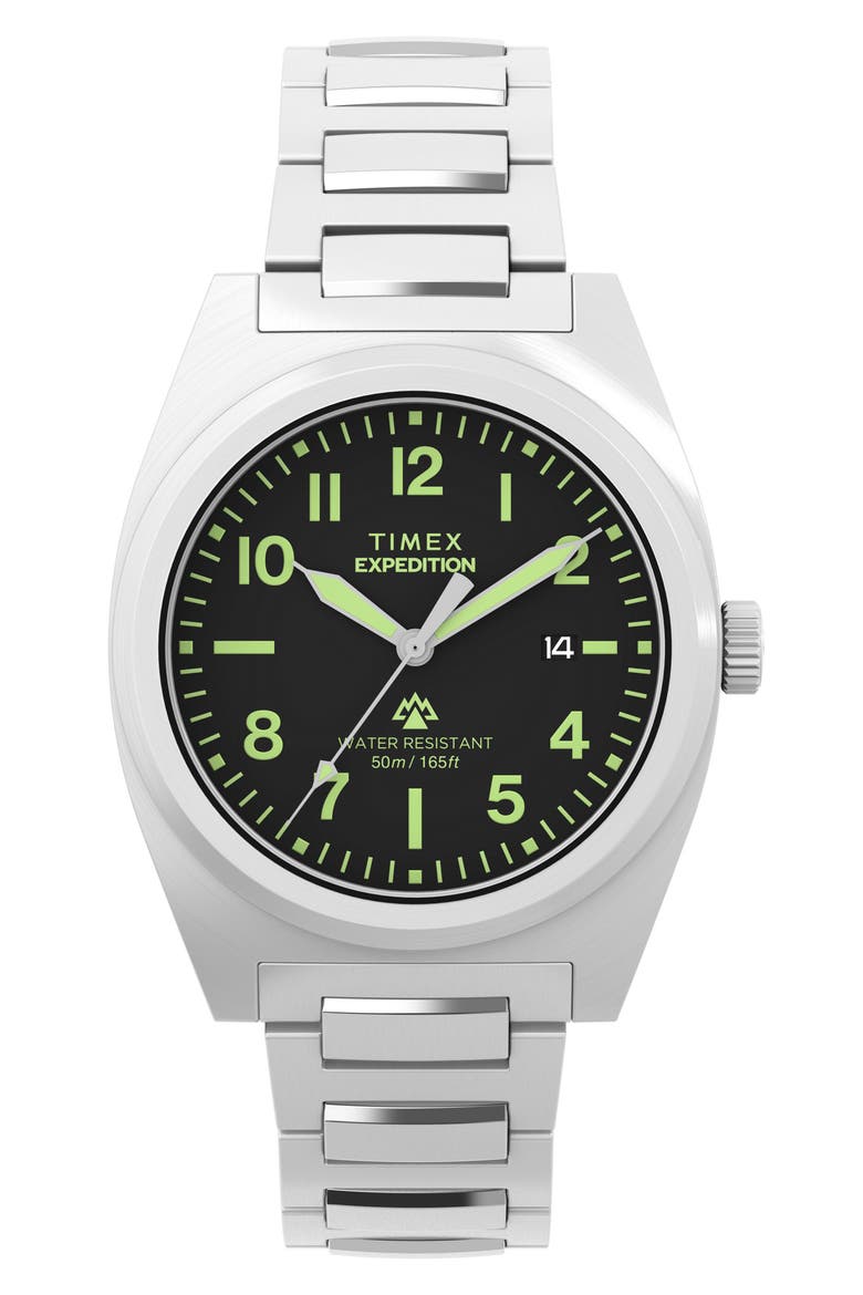 Expedition® Capstone Bracelet Watch, 39mm, Main, color, BLACK