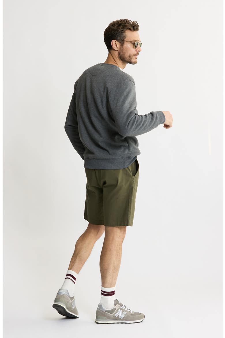 Cut Sew Knit Sweatshirt, Alternate, color, GREY