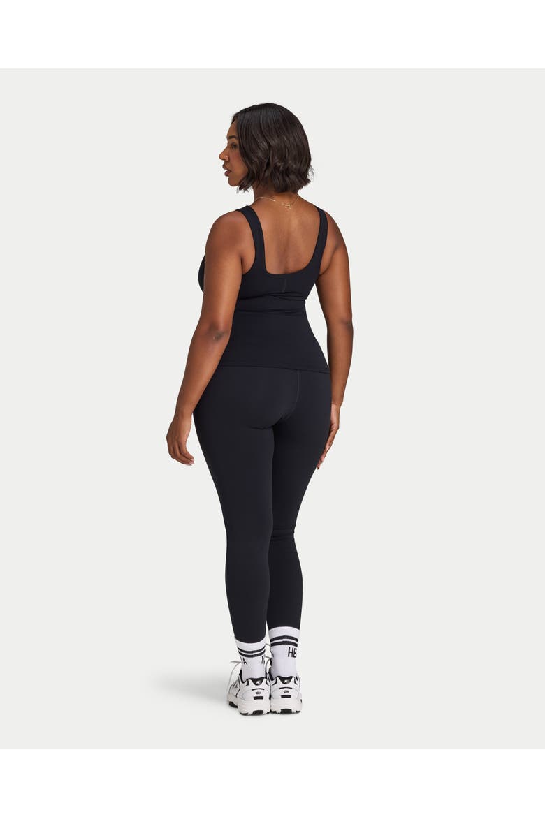 Essential Scoop Neck Fitted Vest, Alternate, color, Black