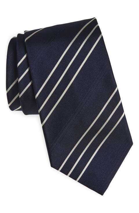 Standard Triple Stripe Silk Faille Tie