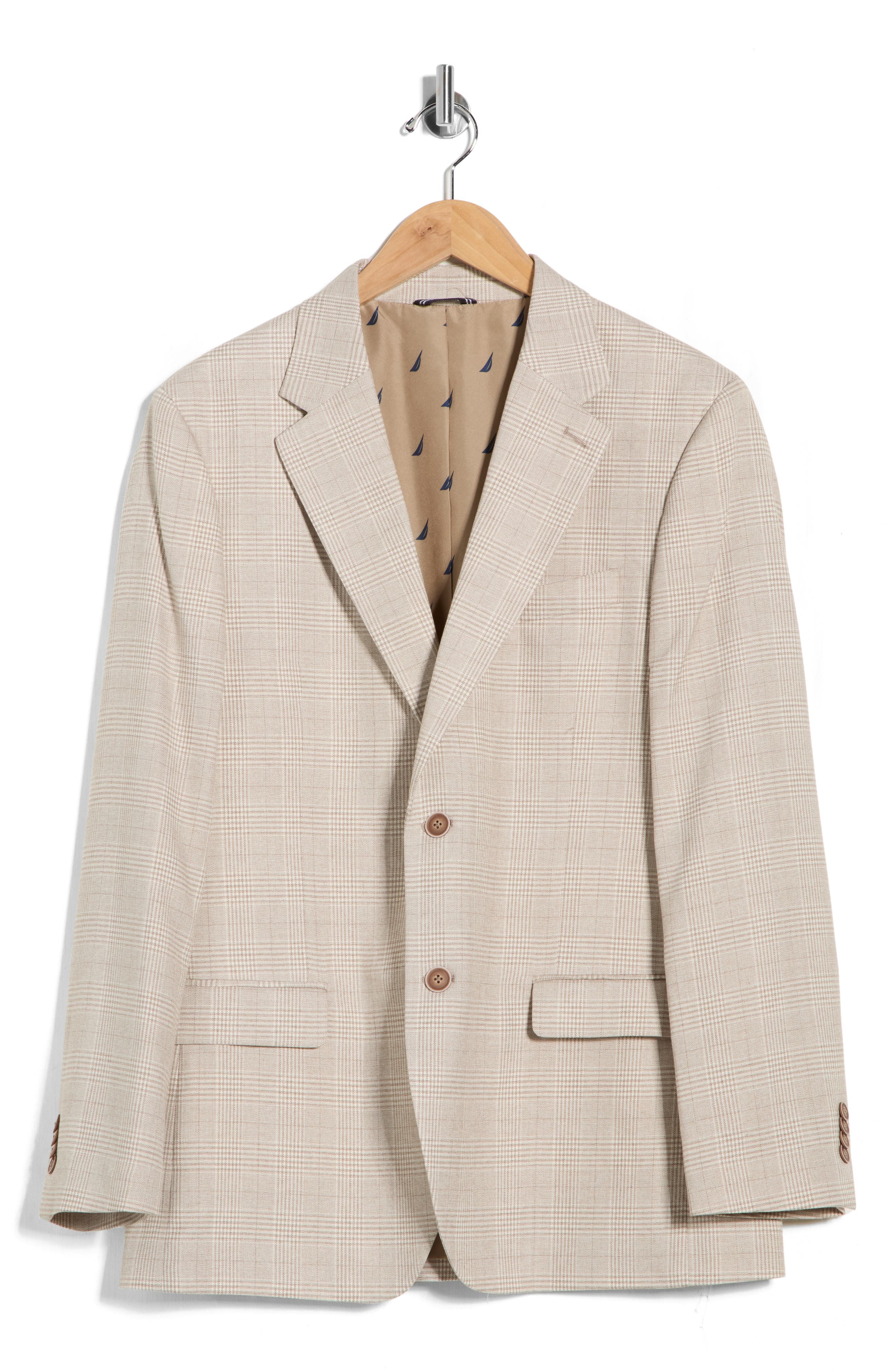 Nautica Plaid Two-Button Sport Coat