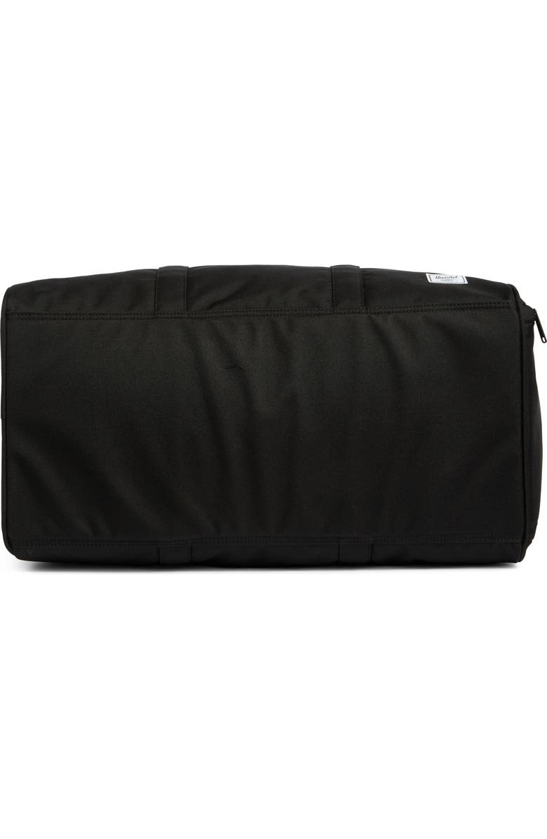 Herschel Supply Co. Novel Recycled Polyester Duffle Bag, Alternate, color, Black
