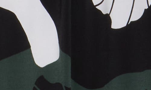 Go Couture Long Sleeve Asymmetric In Woodland Meadow