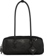 MCM Aren East West Shoulder Bag in Maxi Monogram Leather