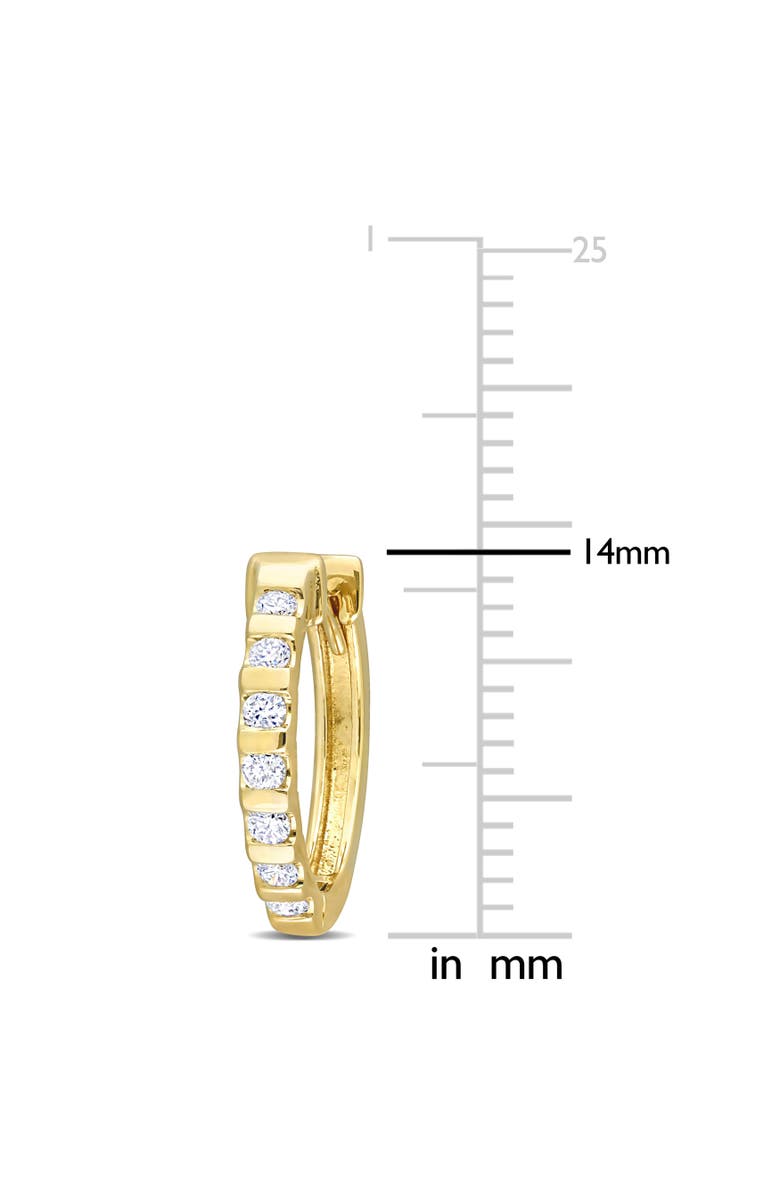 Julianna B. 1/5 CTW Diamond Hoop Earrings 14k Gold, Alternate, color, 14K Gold