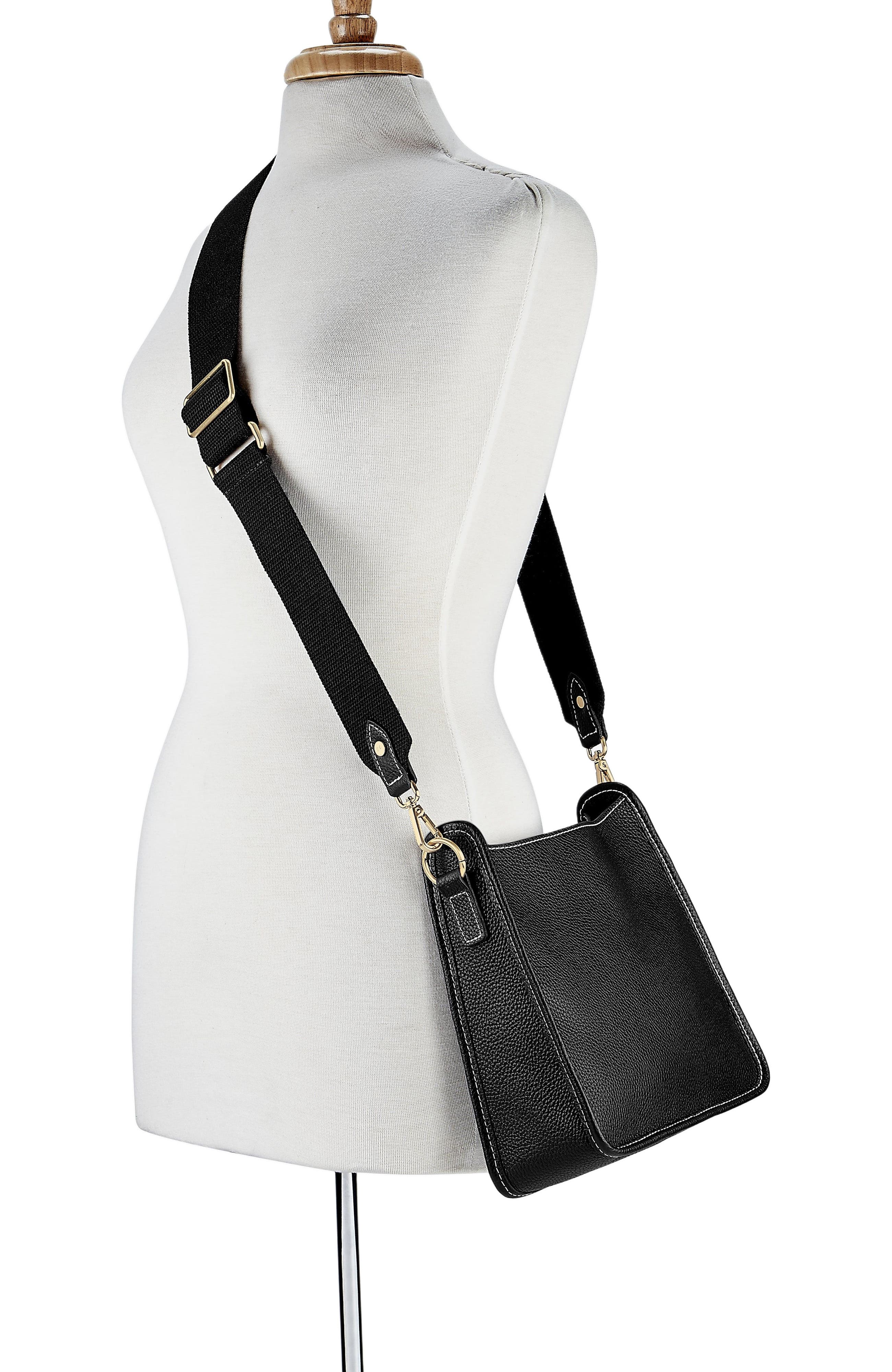 GiGi New York ELLE CROSSBODY, Alternate, color, Black
